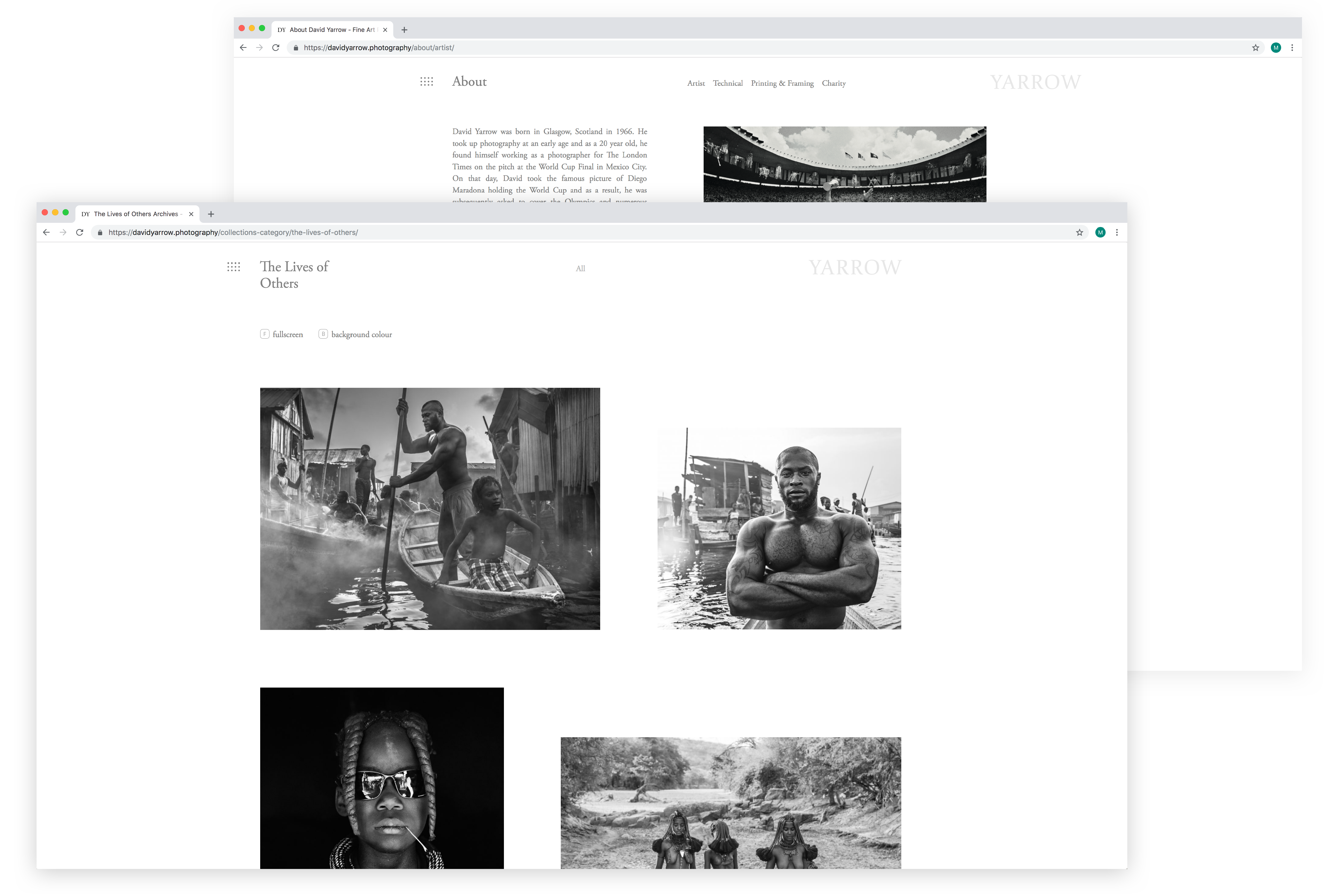 David Yarrow Photography website